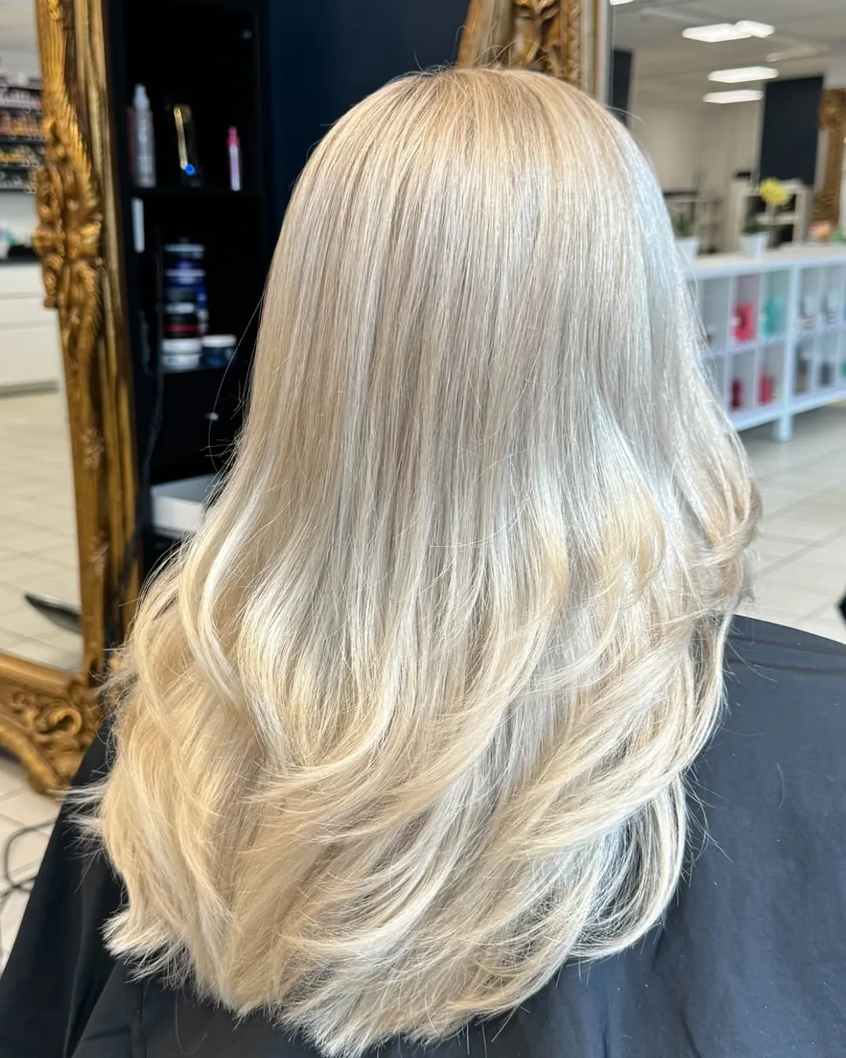 Ljus blond balayage