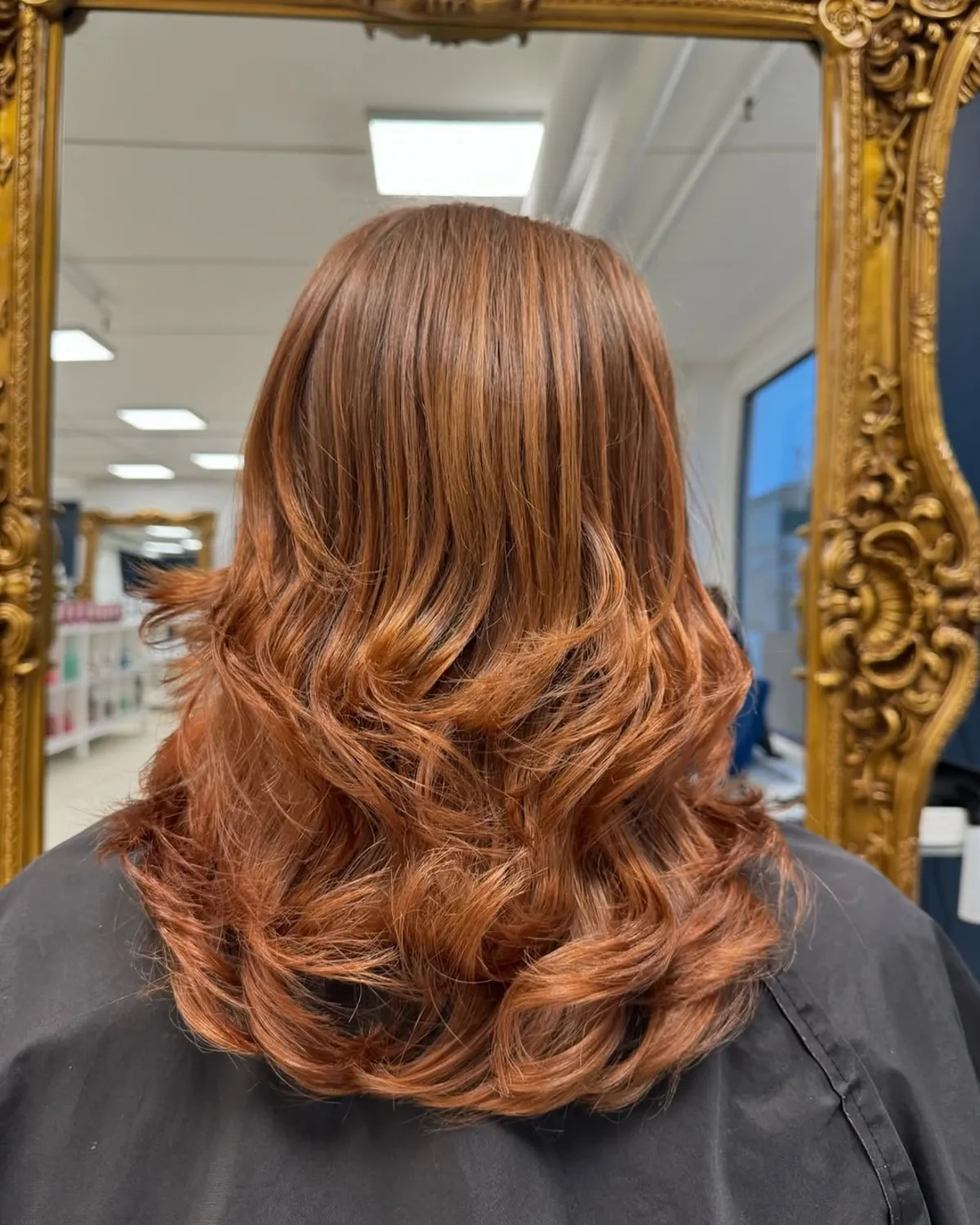 Gyllene blond balayage
